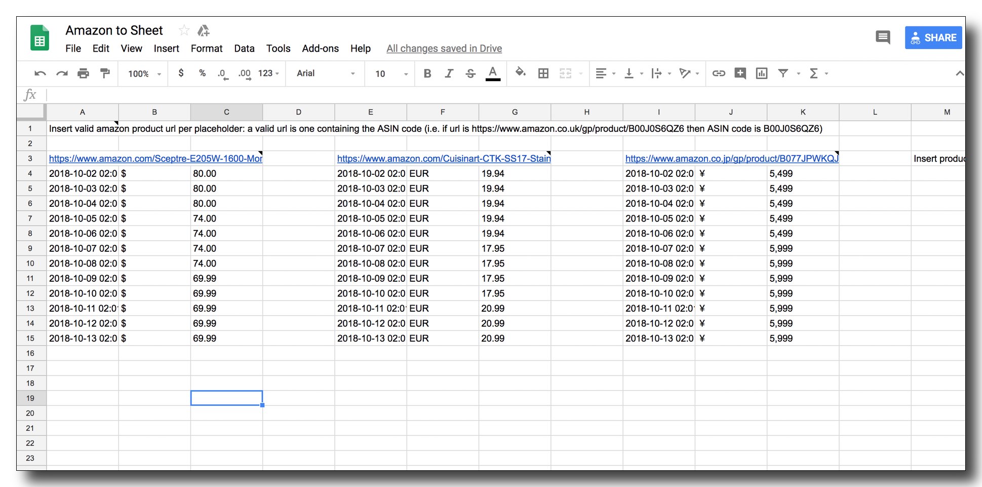 how to track prices on amazon